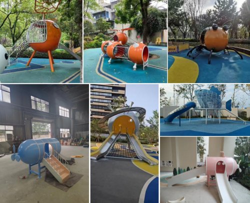 Metal amusement facilities cases金属游乐设施案例